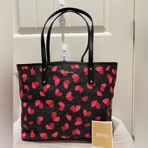 NWT Michael Kors Large Floral Logo Tote